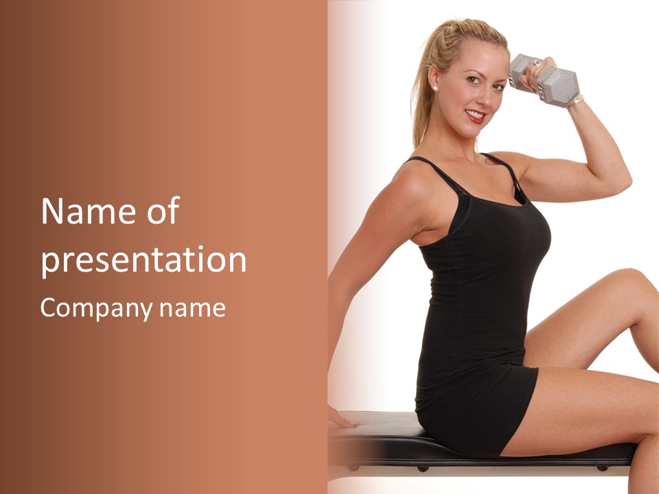 Over Stunning Women PowerPoint Template