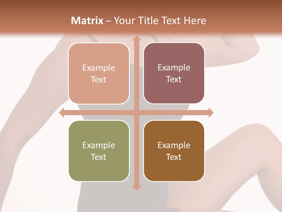 Over Stunning Women PowerPoint Template