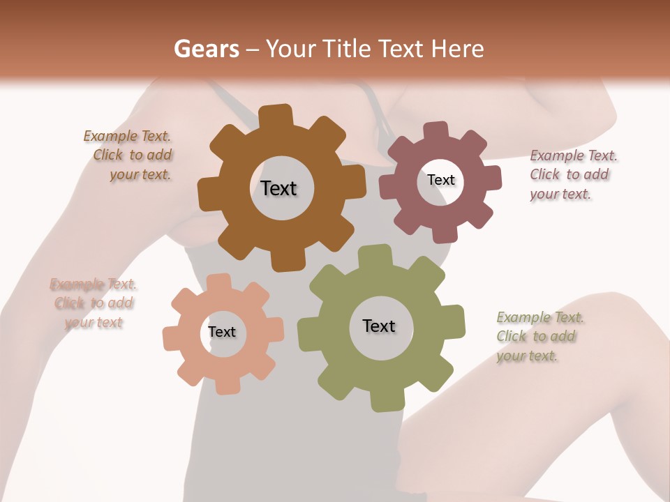 Over Stunning Women PowerPoint Template