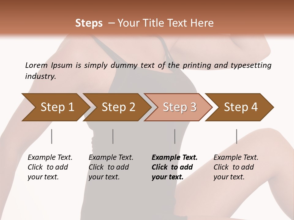 Over Stunning Women PowerPoint Template