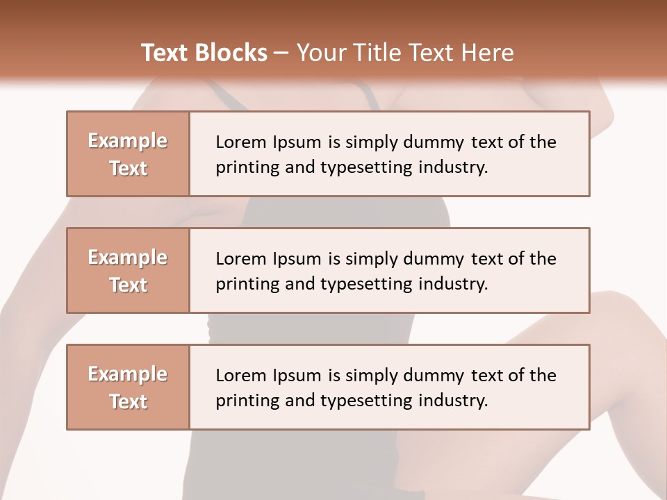 Over Stunning Women PowerPoint Template