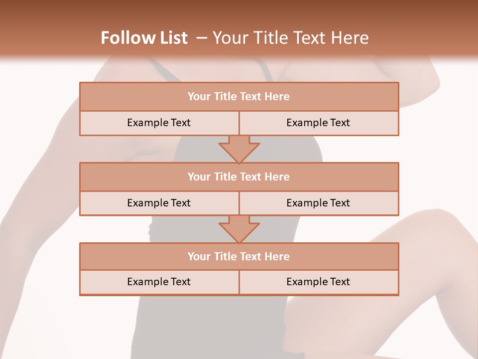 Over Stunning Women PowerPoint Template