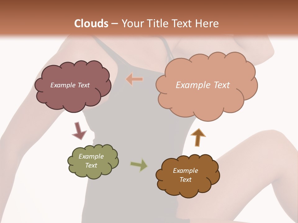 Over Stunning Women PowerPoint Template