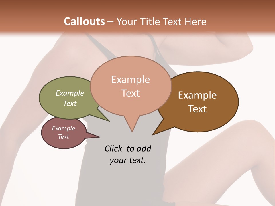 Over Stunning Women PowerPoint Template