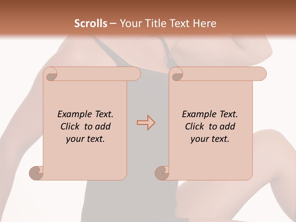 Over Stunning Women PowerPoint Template
