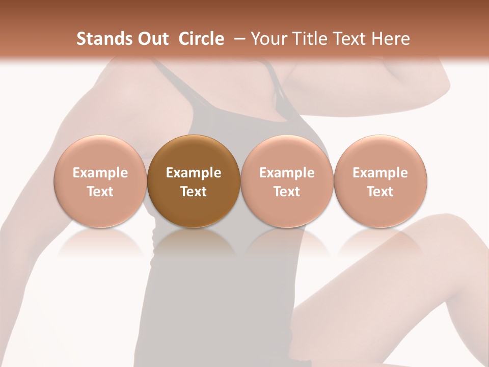 Over Stunning Women PowerPoint Template