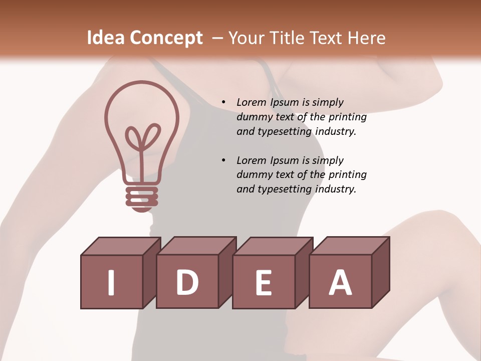 Over Stunning Women PowerPoint Template