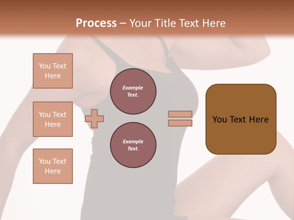 Over Stunning Women PowerPoint Template