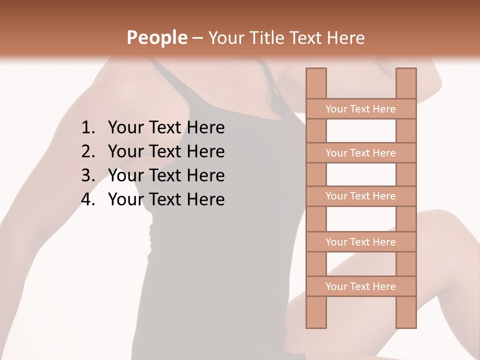 Over Stunning Women PowerPoint Template