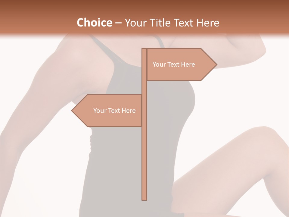 Over Stunning Women PowerPoint Template