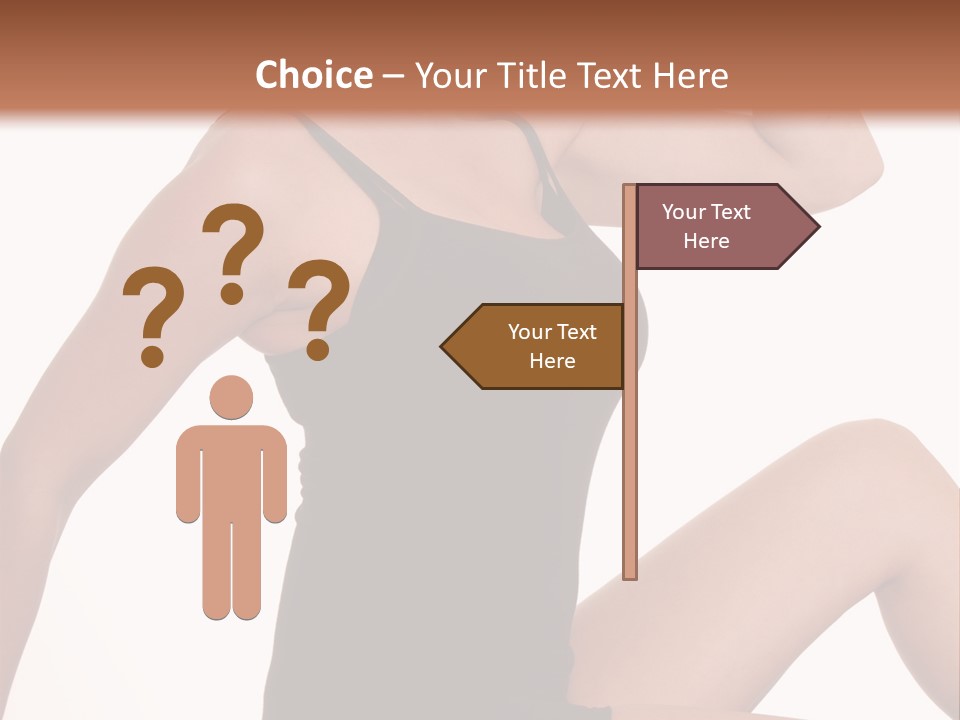 Over Stunning Women PowerPoint Template