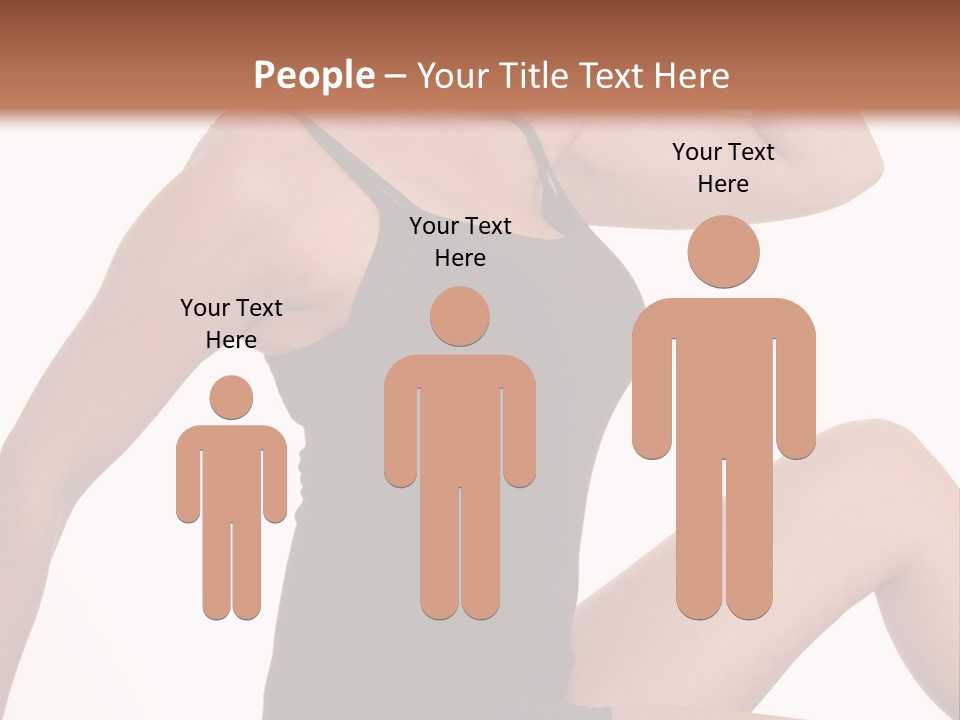 Over Stunning Women PowerPoint Template