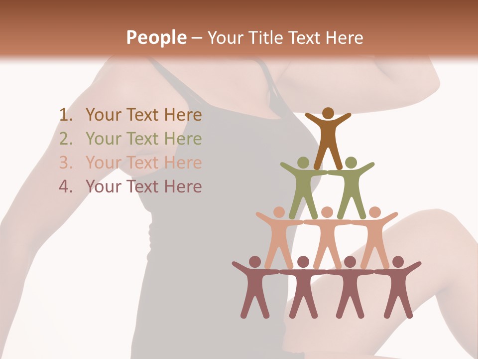 Over Stunning Women PowerPoint Template