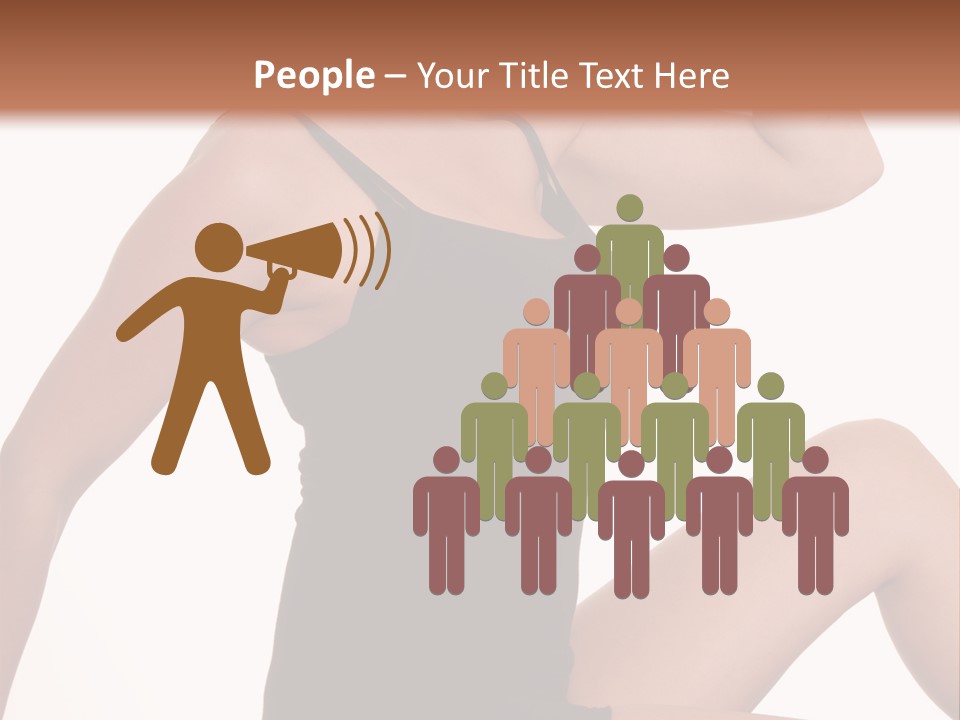 Over Stunning Women PowerPoint Template