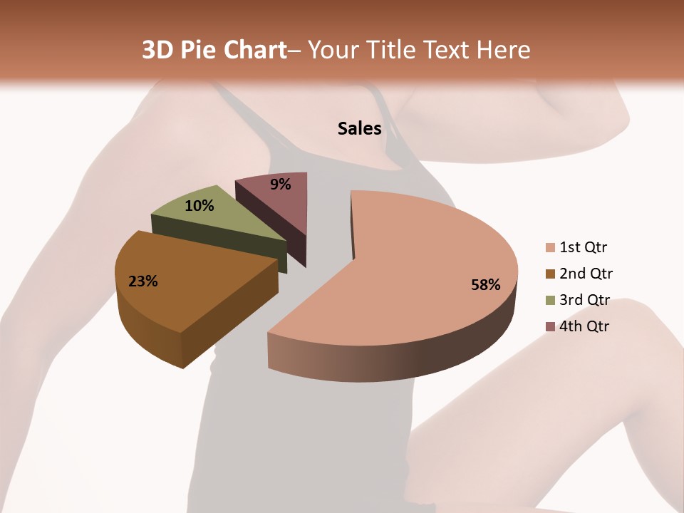 Over Stunning Women PowerPoint Template