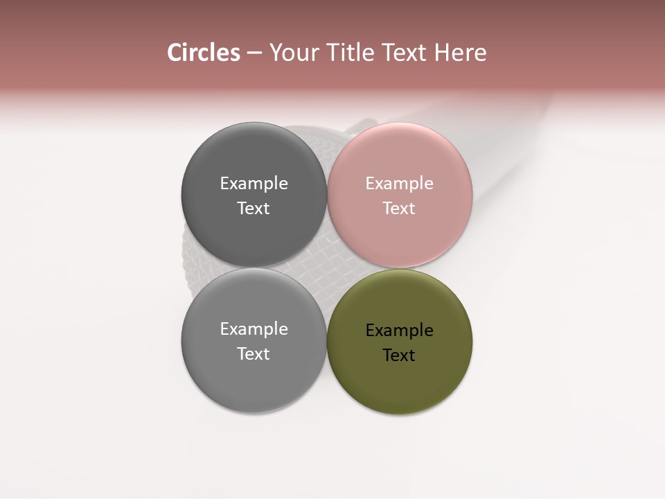 Wire Sound Reflection PowerPoint Template