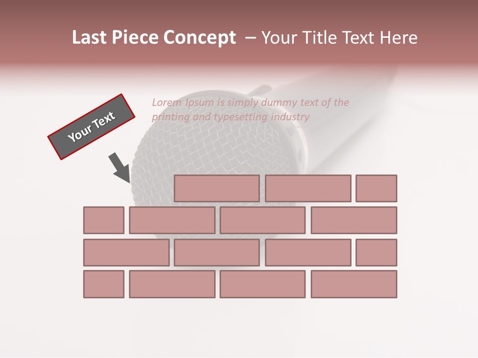 Wire Sound Reflection PowerPoint Template