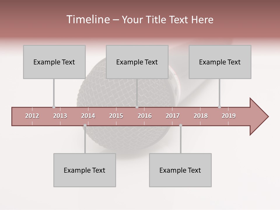 Wire Sound Reflection PowerPoint Template