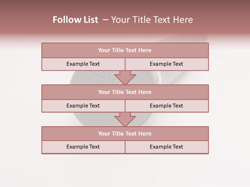 Wire Sound Reflection PowerPoint Template