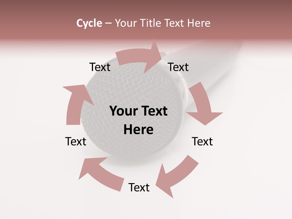 Wire Sound Reflection PowerPoint Template