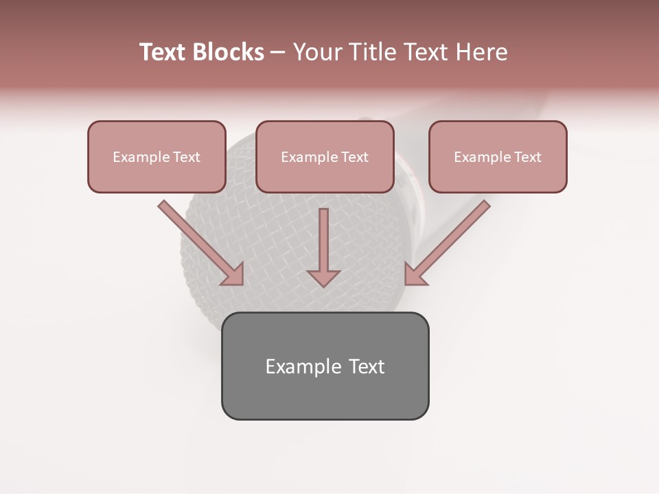 Wire Sound Reflection PowerPoint Template