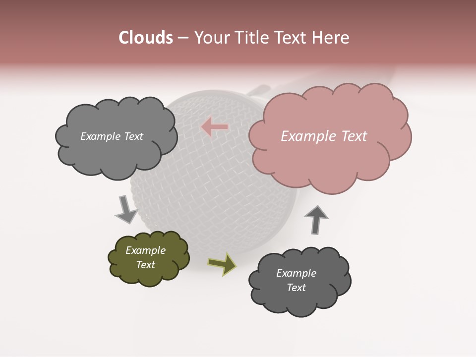 Wire Sound Reflection PowerPoint Template