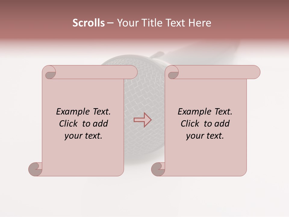 Wire Sound Reflection PowerPoint Template