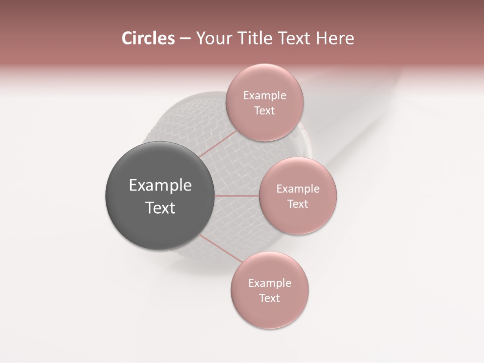 Wire Sound Reflection PowerPoint Template