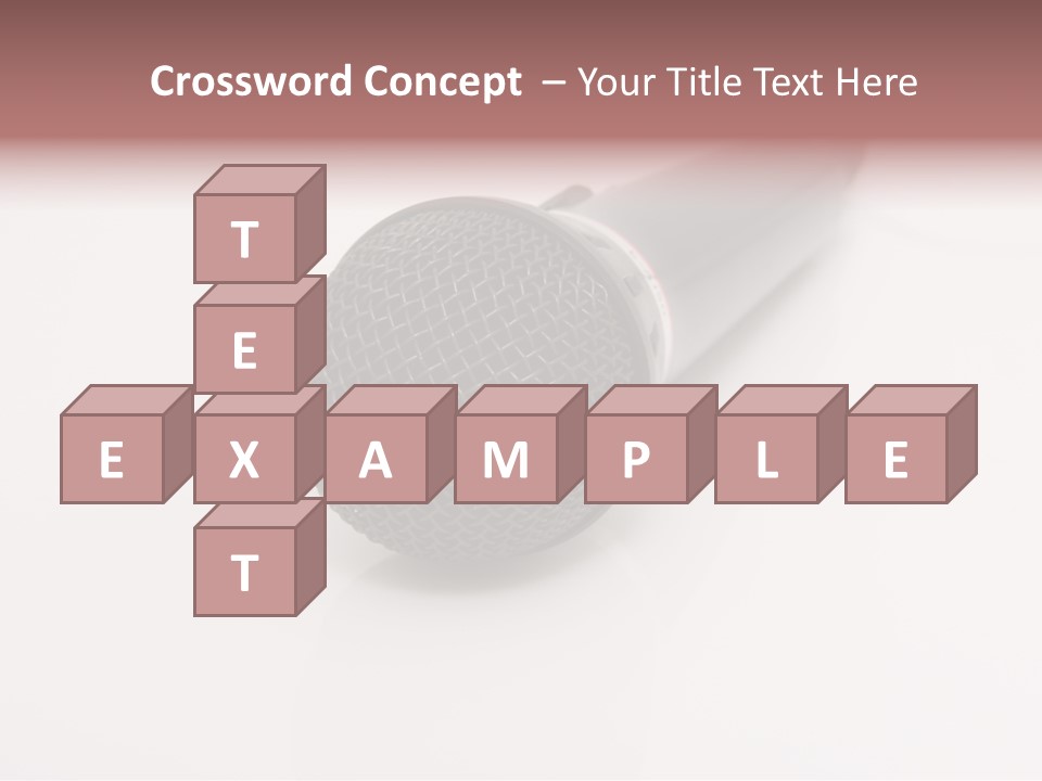 Wire Sound Reflection PowerPoint Template