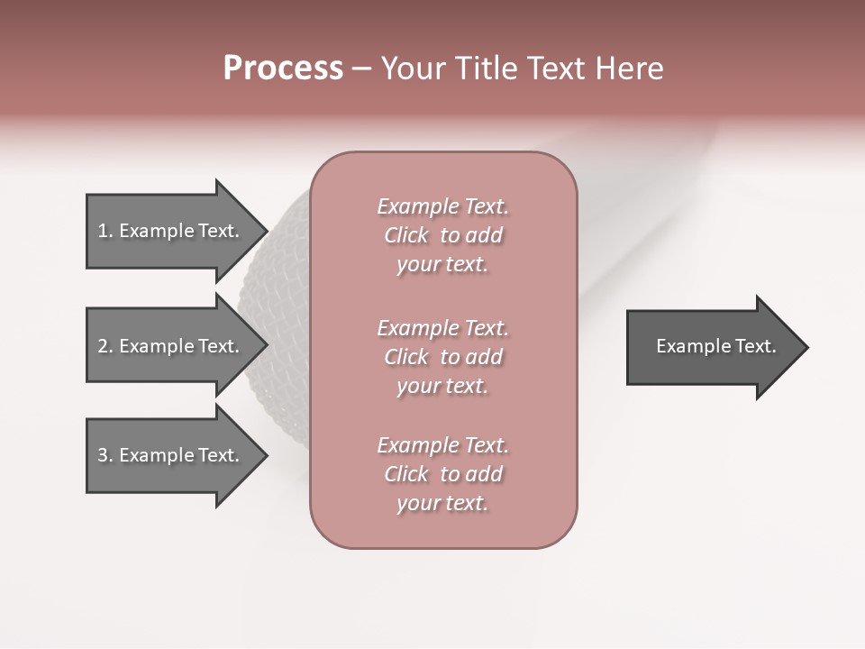 Wire Sound Reflection PowerPoint Template