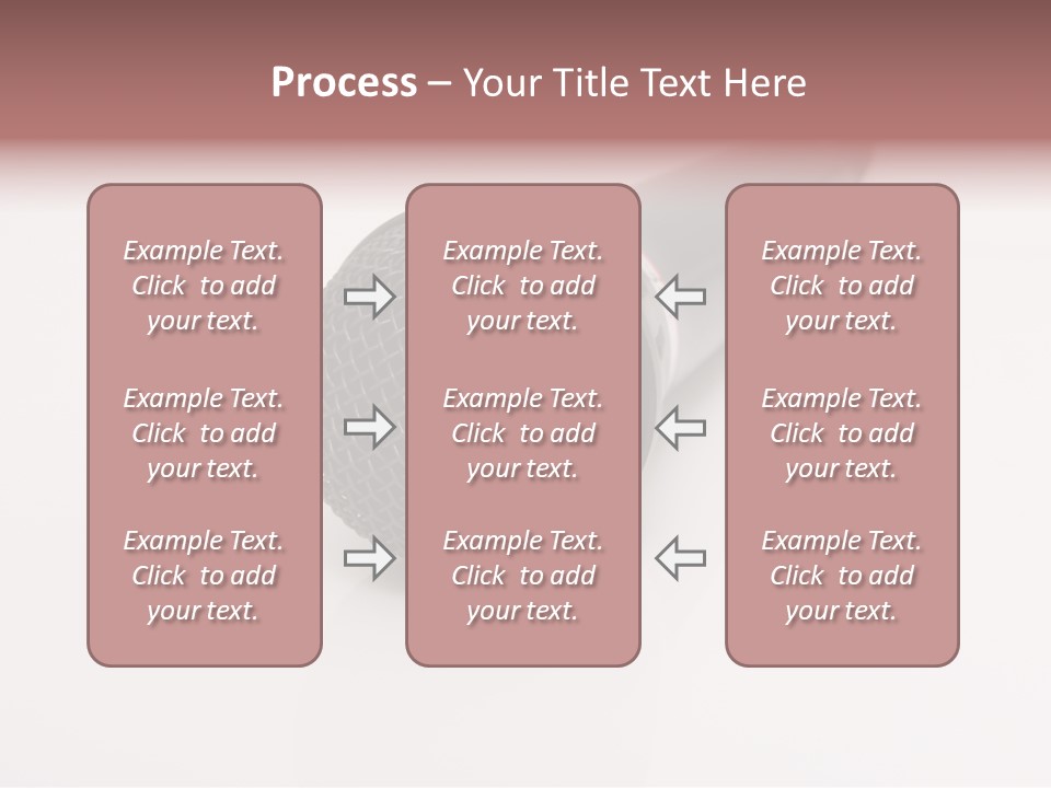 Wire Sound Reflection PowerPoint Template