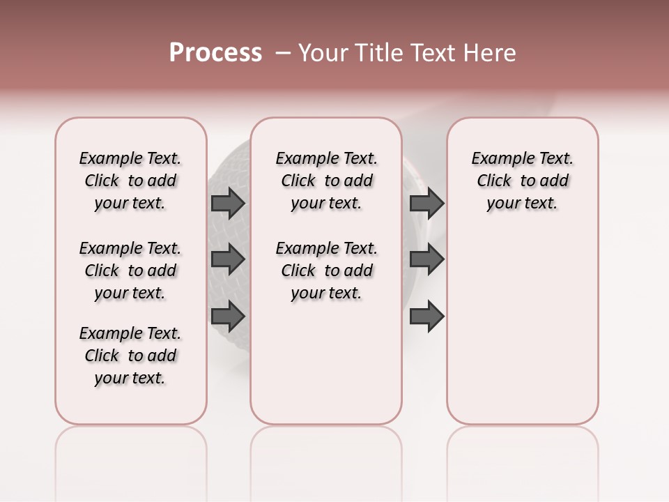 Wire Sound Reflection PowerPoint Template