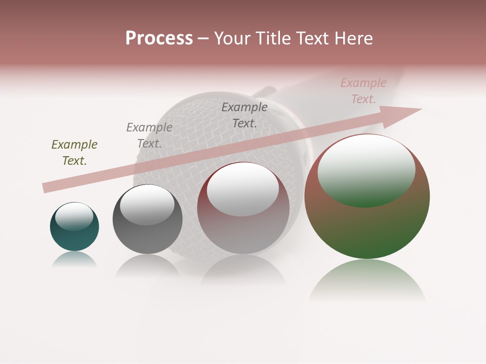 Wire Sound Reflection PowerPoint Template