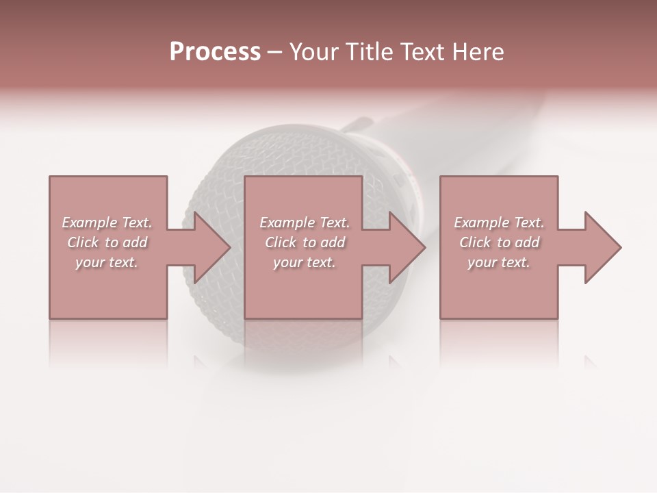 Wire Sound Reflection PowerPoint Template