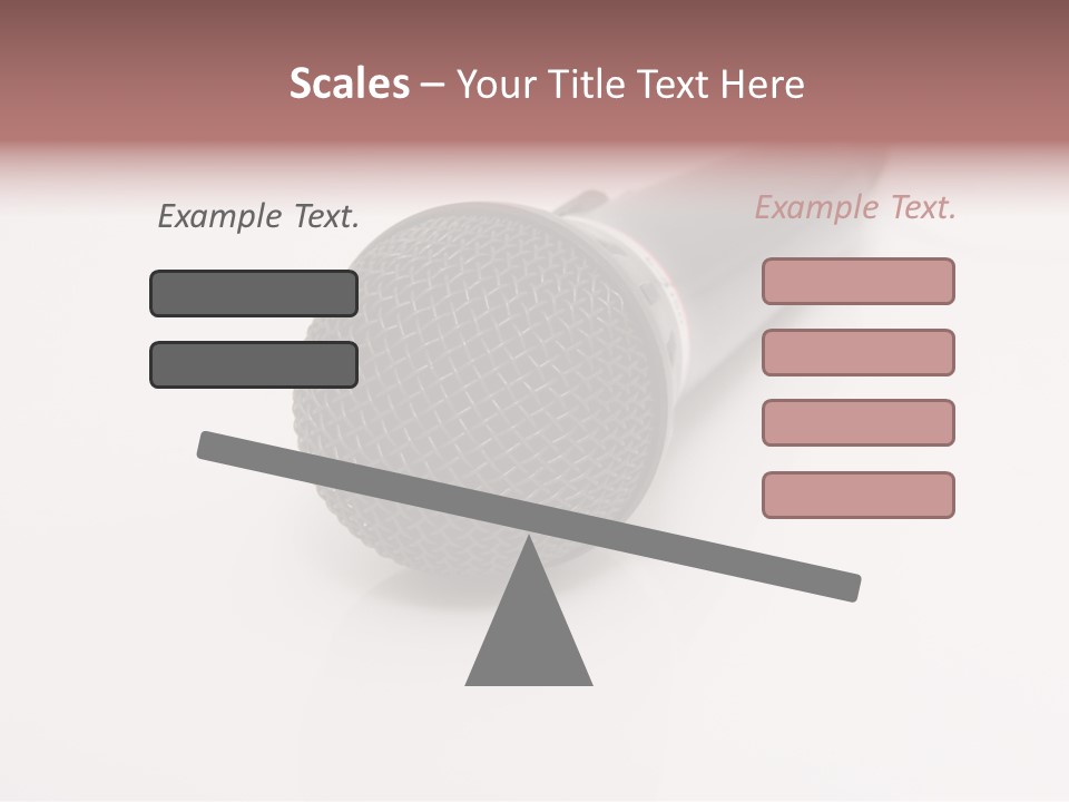 Wire Sound Reflection PowerPoint Template