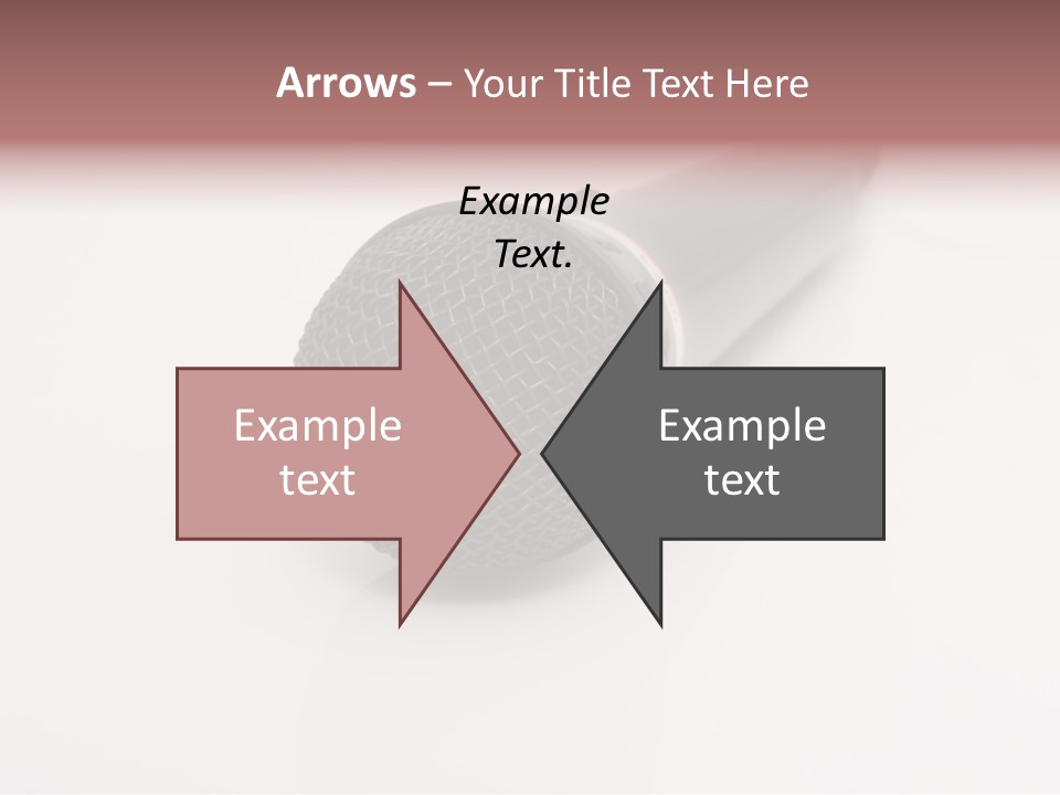 Wire Sound Reflection PowerPoint Template