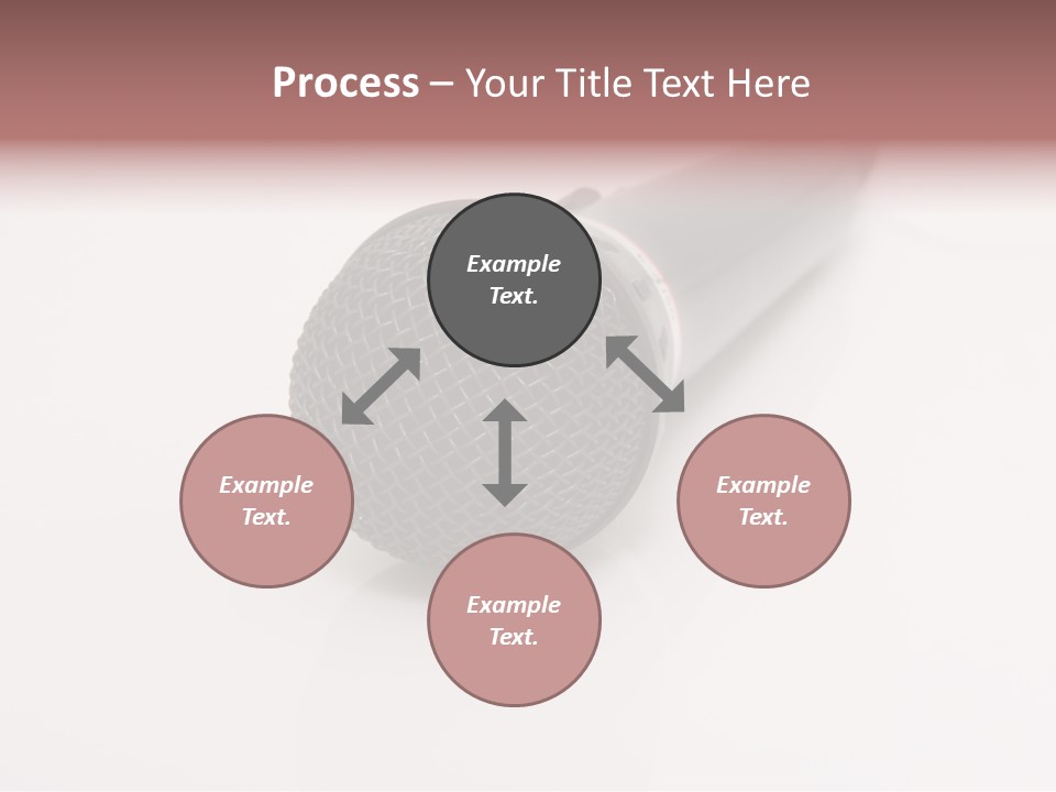 Wire Sound Reflection PowerPoint Template
