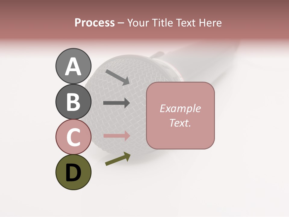 Wire Sound Reflection PowerPoint Template
