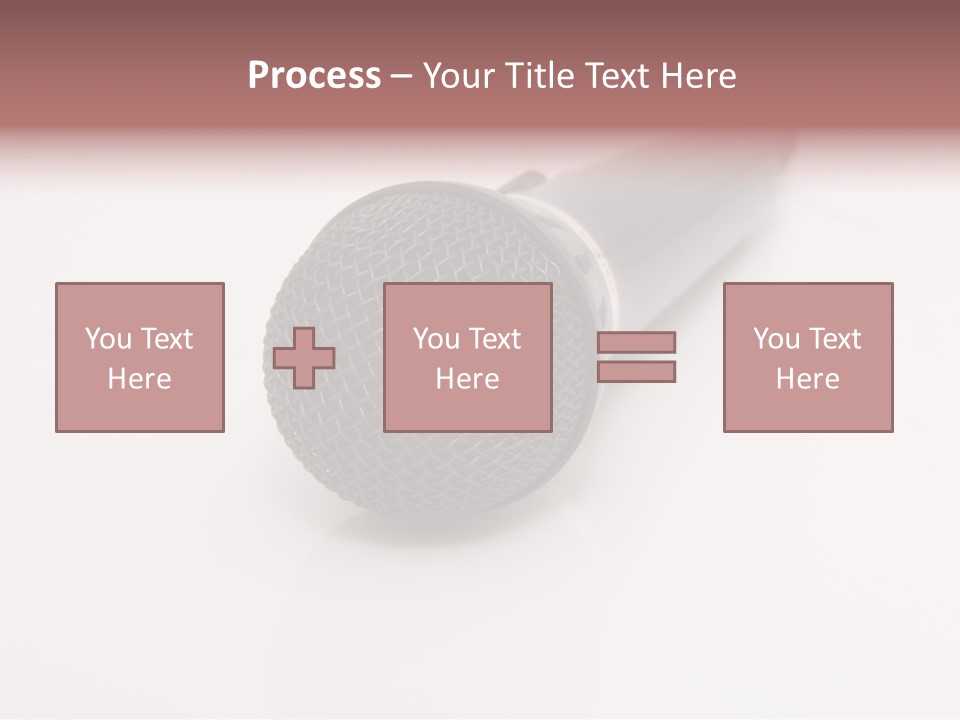 Wire Sound Reflection PowerPoint Template