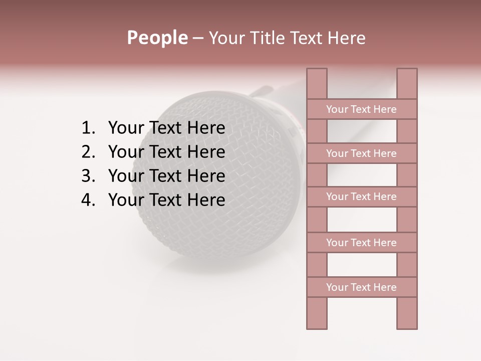Wire Sound Reflection PowerPoint Template