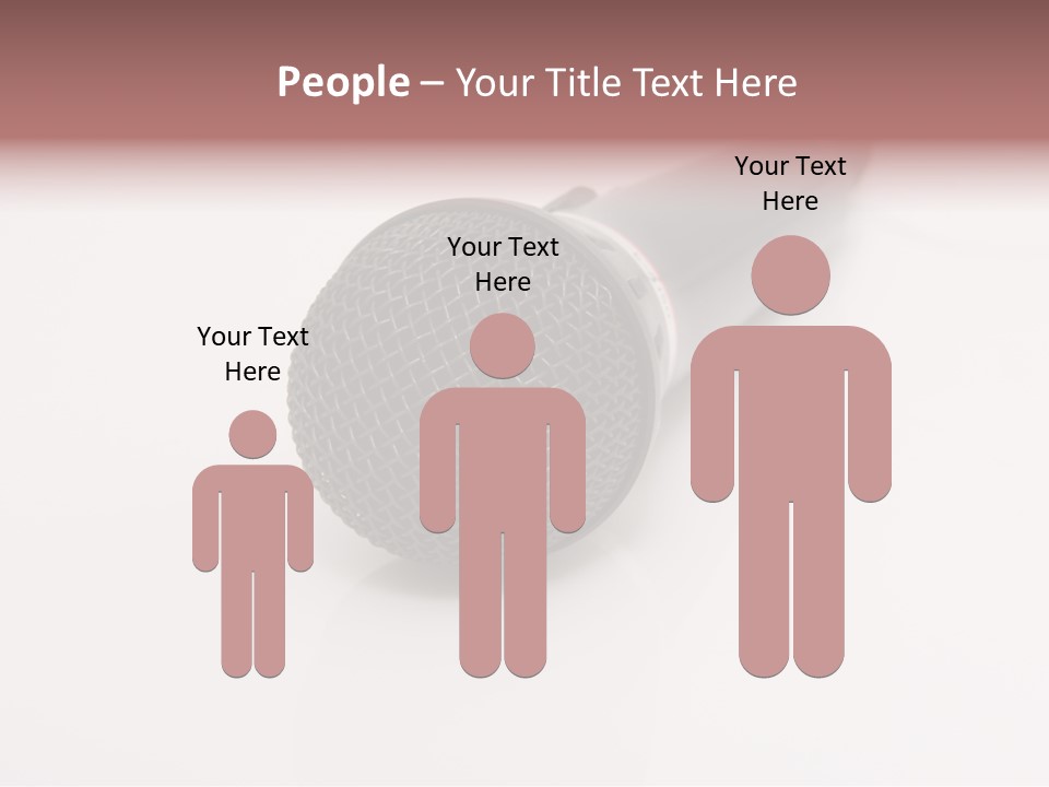 Wire Sound Reflection PowerPoint Template