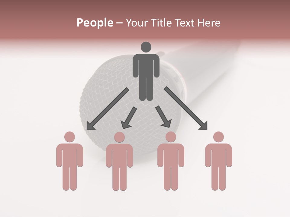 Wire Sound Reflection PowerPoint Template