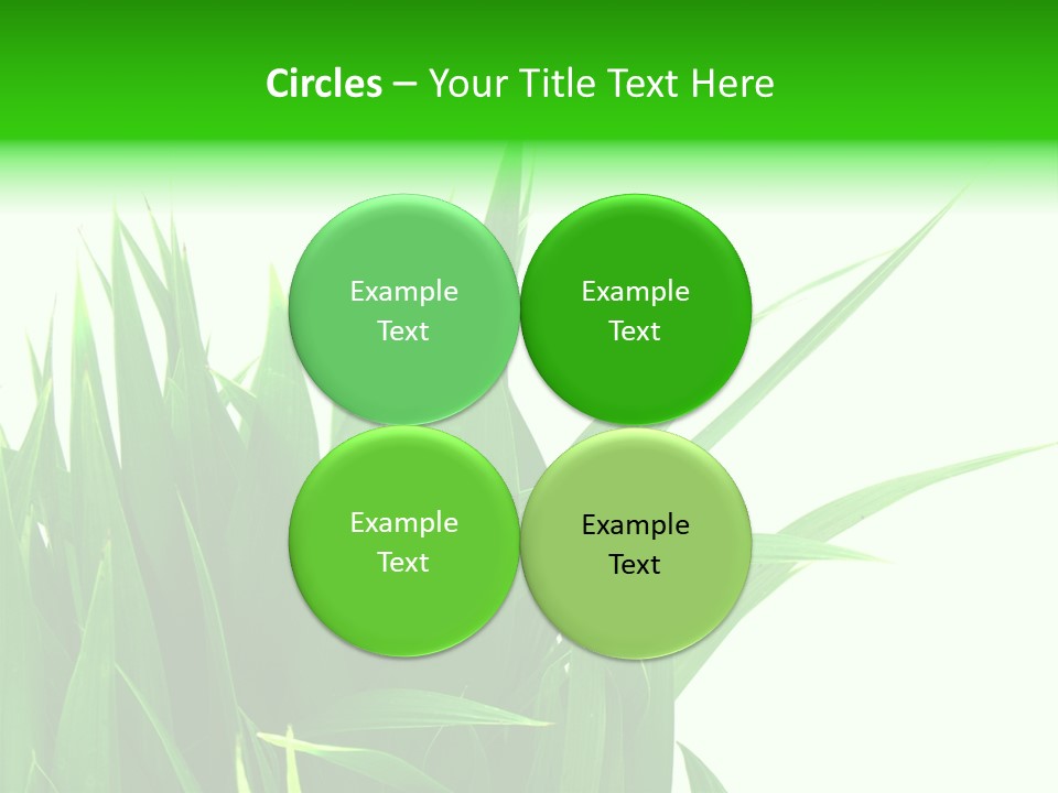 Prairie Golf Feuilles PowerPoint Template