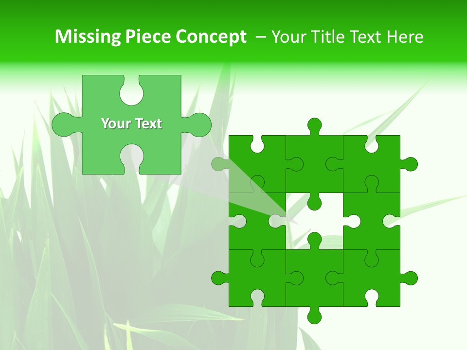 Prairie Golf Feuilles PowerPoint Template