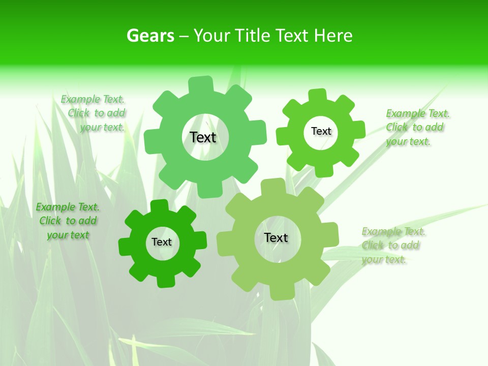 Prairie Golf Feuilles PowerPoint Template