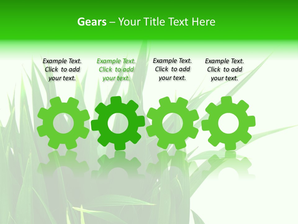 Prairie Golf Feuilles PowerPoint Template