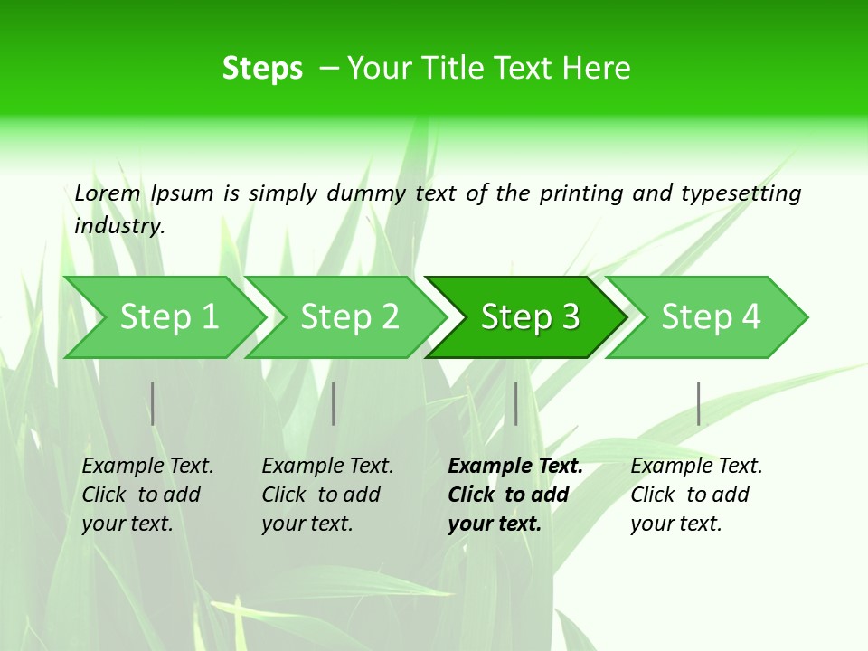 Prairie Golf Feuilles PowerPoint Template