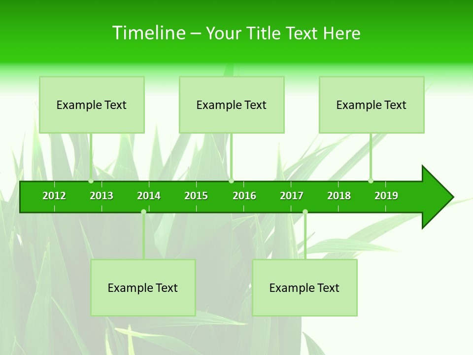 Prairie Golf Feuilles PowerPoint Template