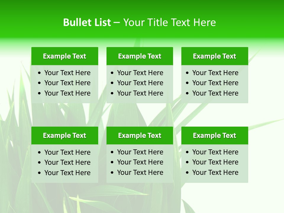 Prairie Golf Feuilles PowerPoint Template