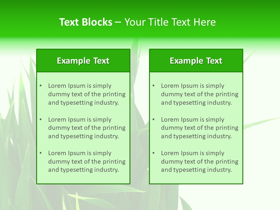 Prairie Golf Feuilles PowerPoint Template